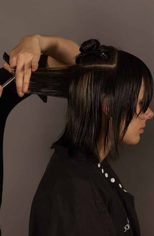 HOW-TO: Cutting a Modern Bob With a Tilted Fringe