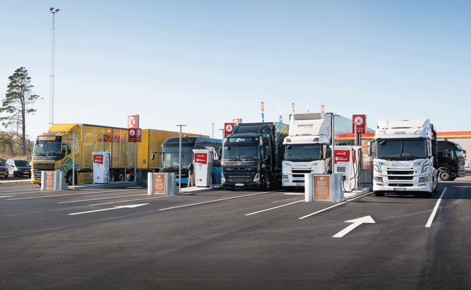 Electric, Hydrogen Station Designed for Trucks at Swedish Port