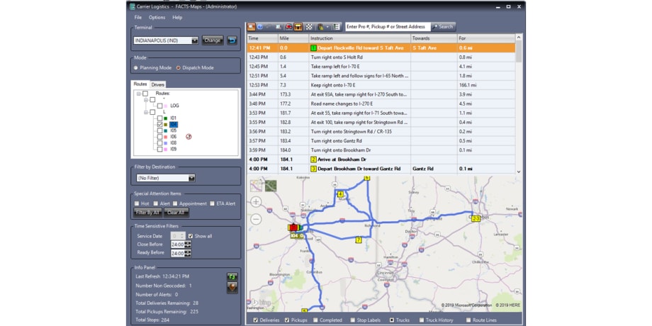 Carrier Logistics Creates Delivery Fleet Optimization Software