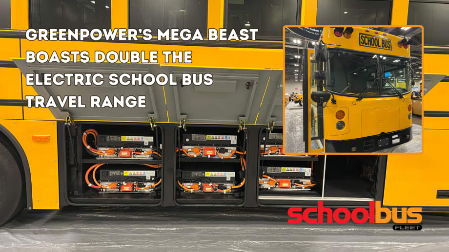 GreenPower Debuts Mega BEAST Type D School Bus with Doubled EV Range