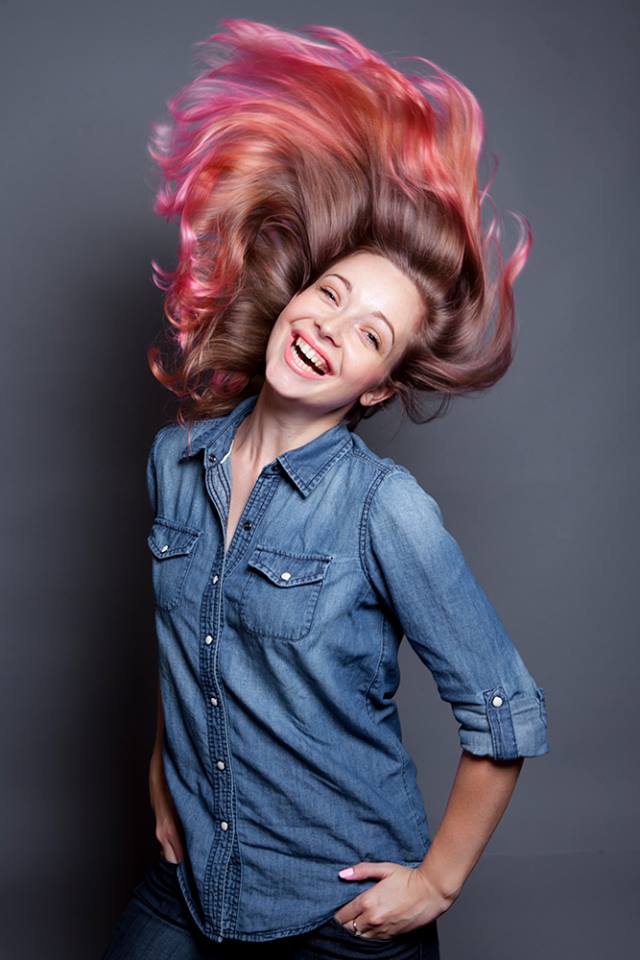 A Bold, Beautiful Coral Ombre How-To