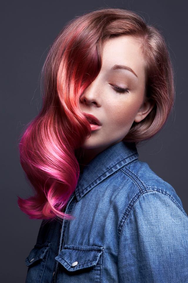 A Bold, Beautiful Coral Ombre How-To