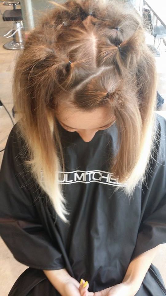 A Bold, Beautiful Coral Ombre How-To