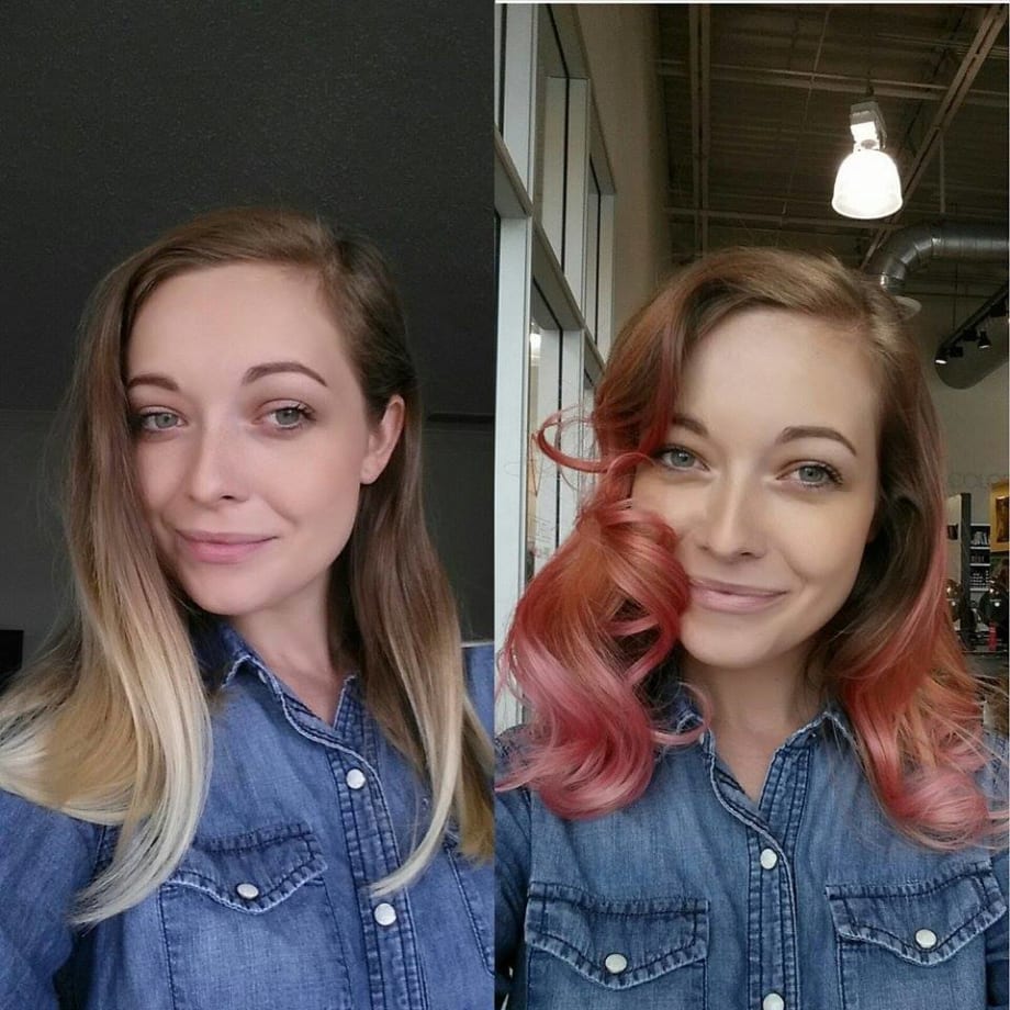 A Bold, Beautiful Coral Ombre How-To