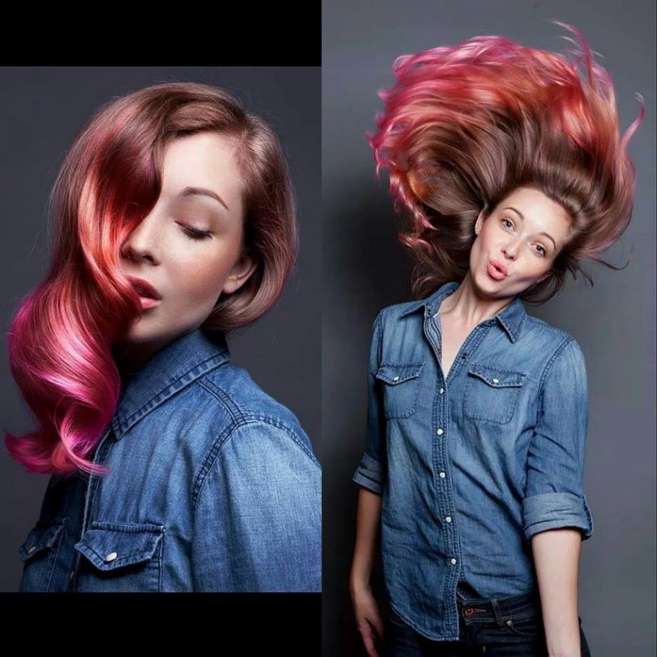 A Bold, Beautiful Coral Ombre How-To