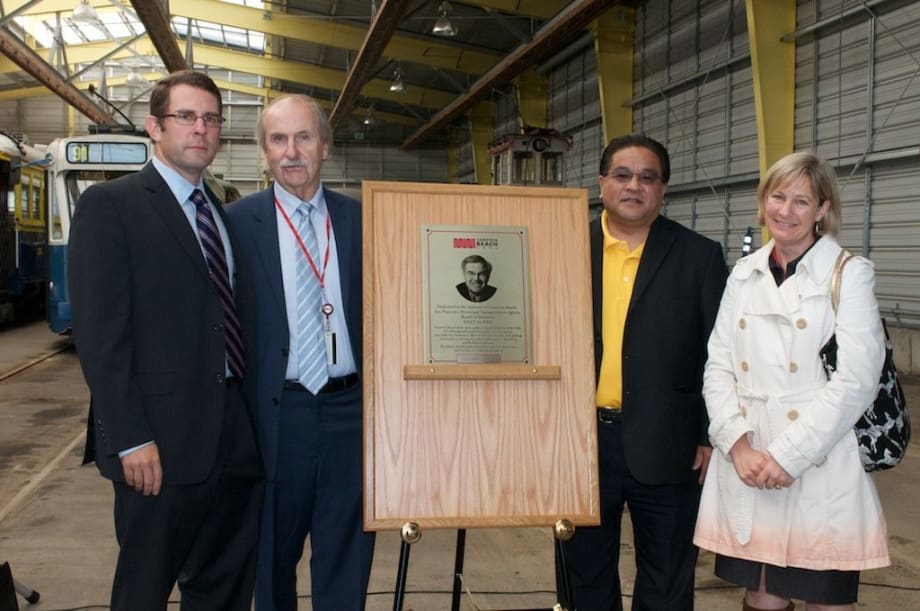 San Francisco MTA names yard after Cameron Beach