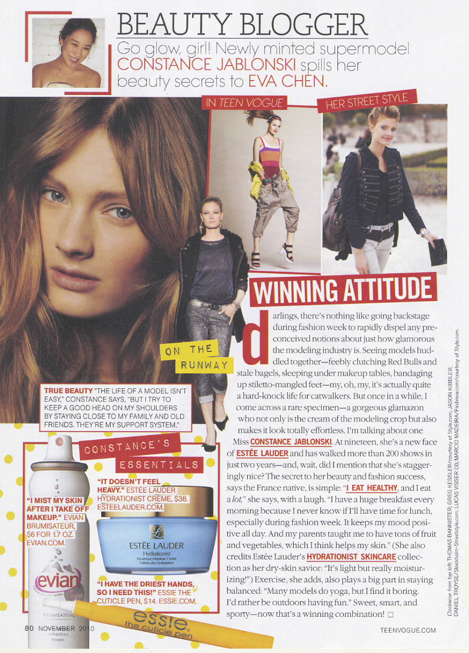 Model Constance Jablonski Picks Essie