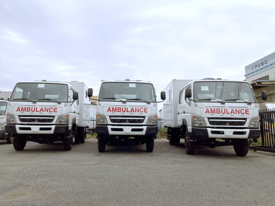 Mitsubishi to Ship Ten Medical Trucks to Tajikistan
