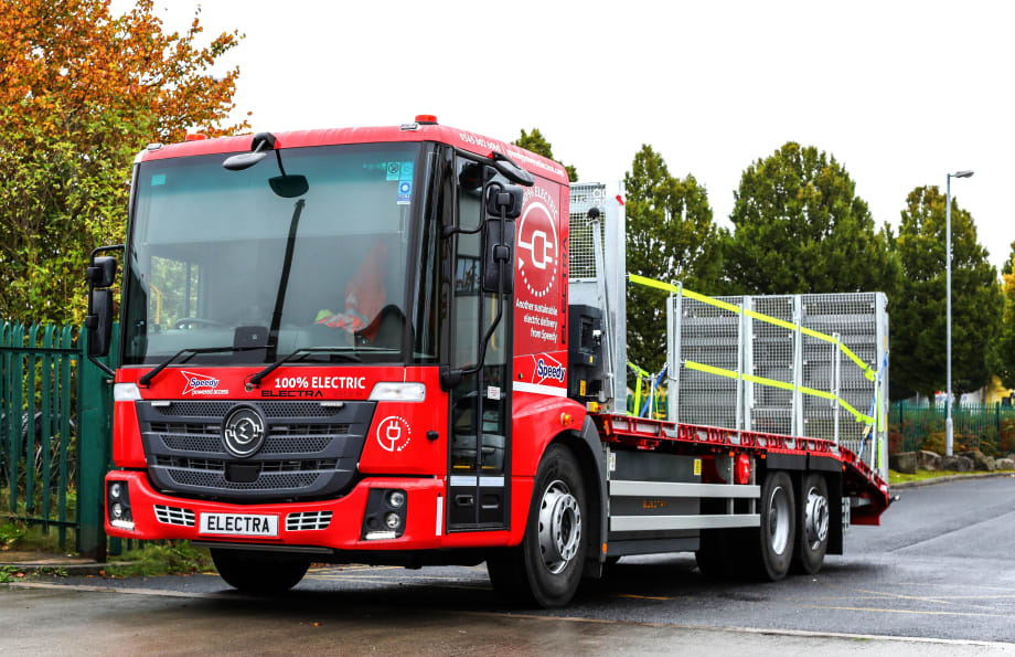 Electric Delivery Truck Gives Fleet Construction Operators Zero Emission Rental Choice
