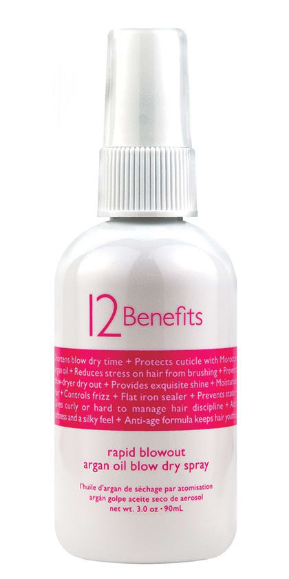 12 Benefits Rapid Blowout Argan Oil Blow Dry Spray