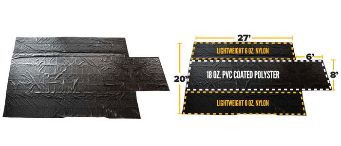 Lightweight Parachute Tarps for Heavy-Duty Cargo