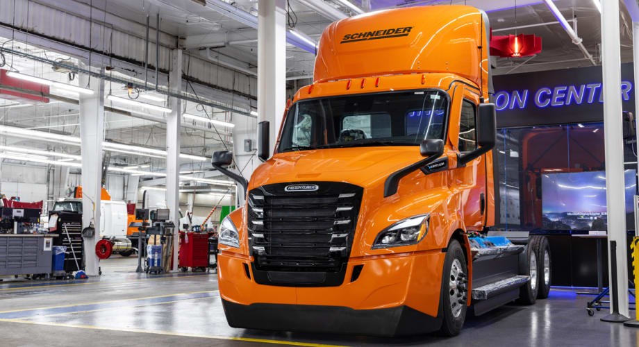 Schneider to Add Nearly 100 Electric Trucks 
