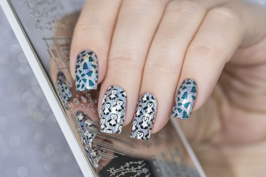 Stamping Plate Magic: Winter Nail Designs with Whats Up Nails