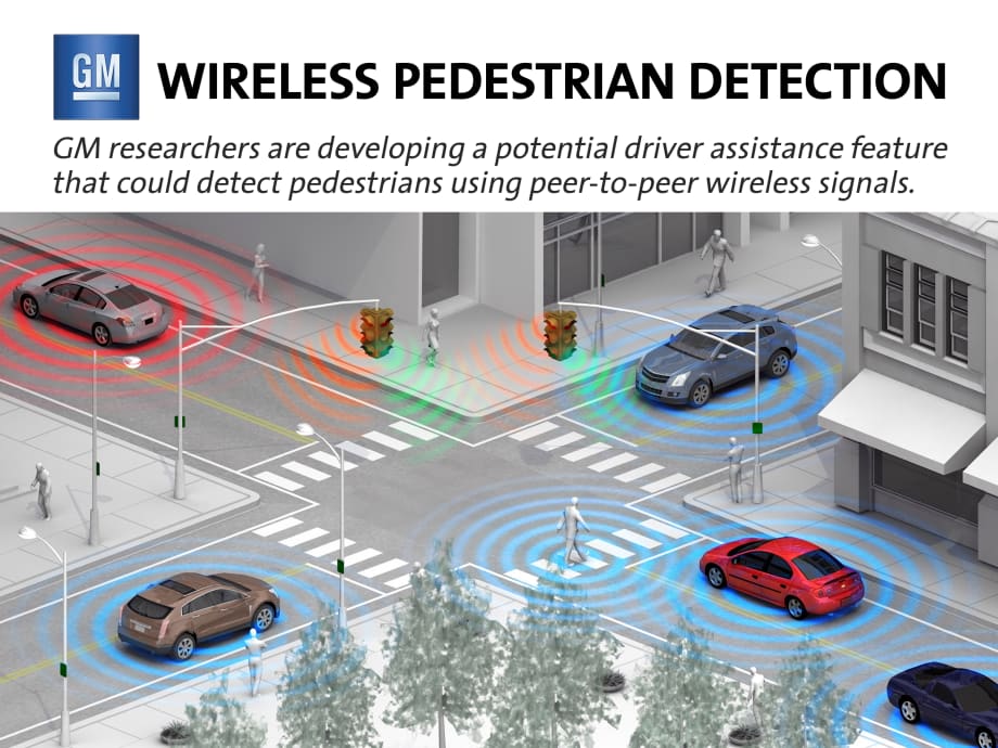 GM Developing Wireless Pedestrian Detection Technology