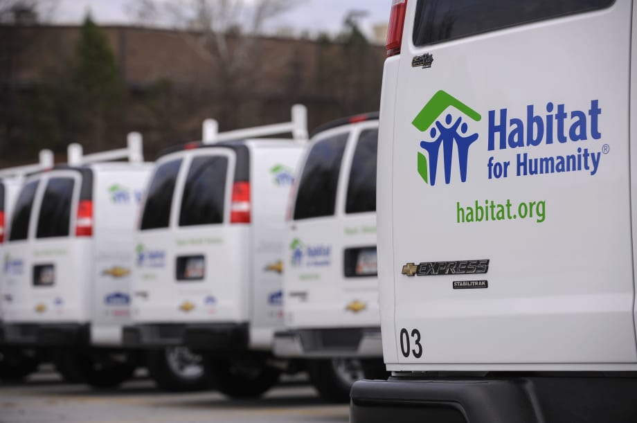 Chevrolet Donates 24 Express Vans to Habitat for Humanity