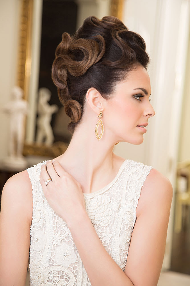 Elegant Bridal Updos For Wedding Hair by Martin Parsons and Candy Shaw