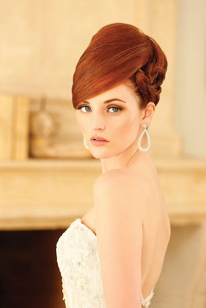 Elegant Bridal Updos For Wedding Hair by Martin Parsons and Candy Shaw