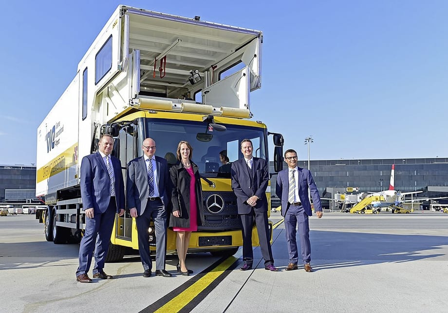 Natural Gas Unimog Delivered to Vienna International Airport