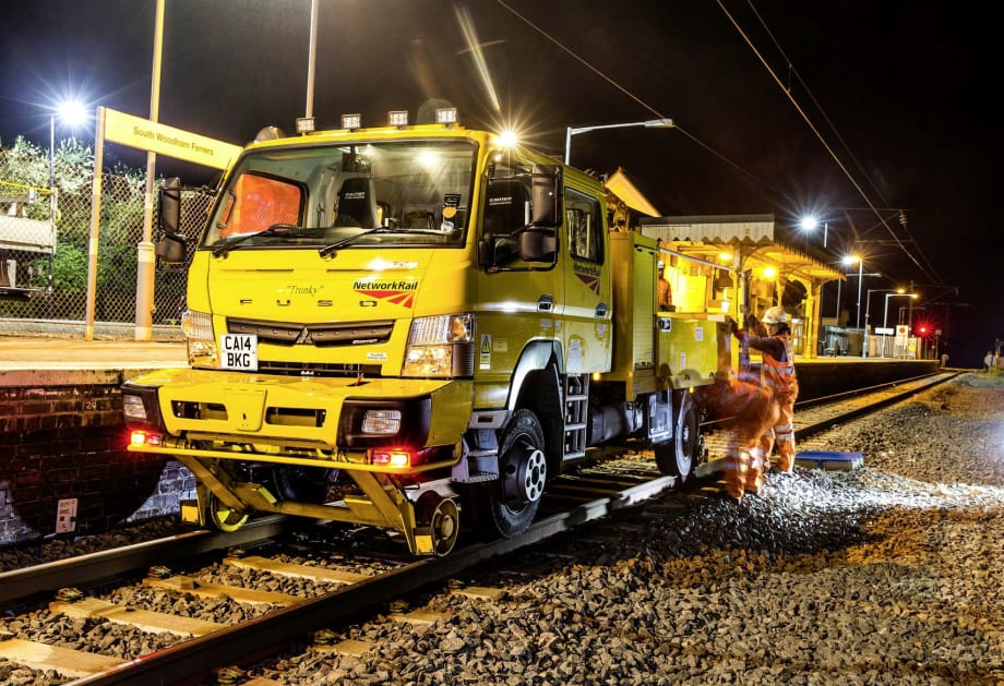 Fuso Canter 4X4 Joins British Rail