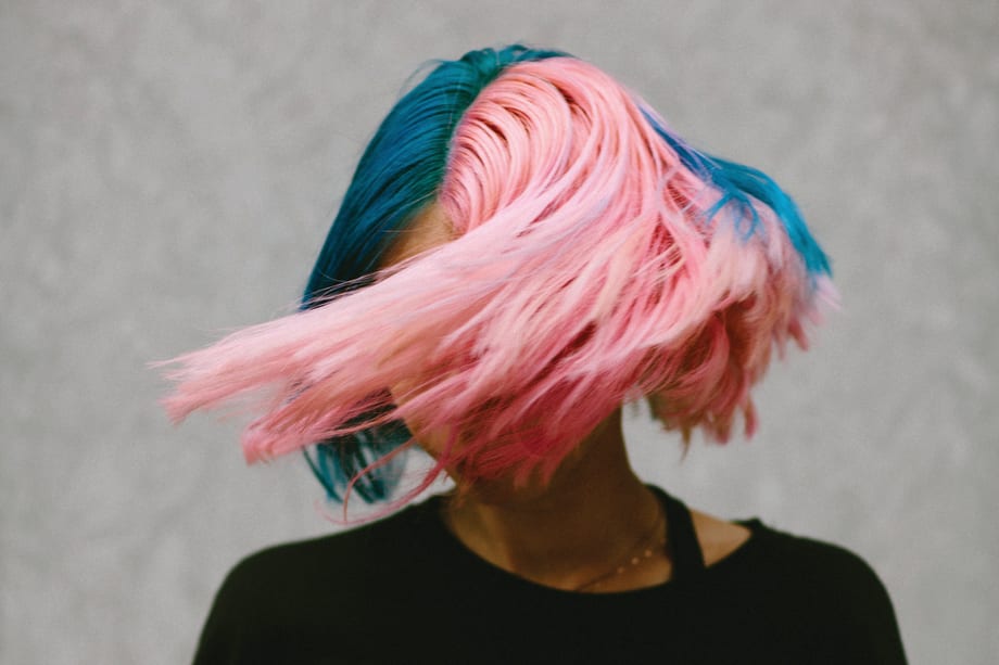Ajisai: Pink and Blue Color Formula from Hoyu