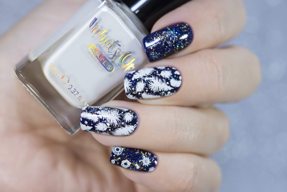 Stamping Plate Magic: Winter Nail Designs with Whats Up Nails