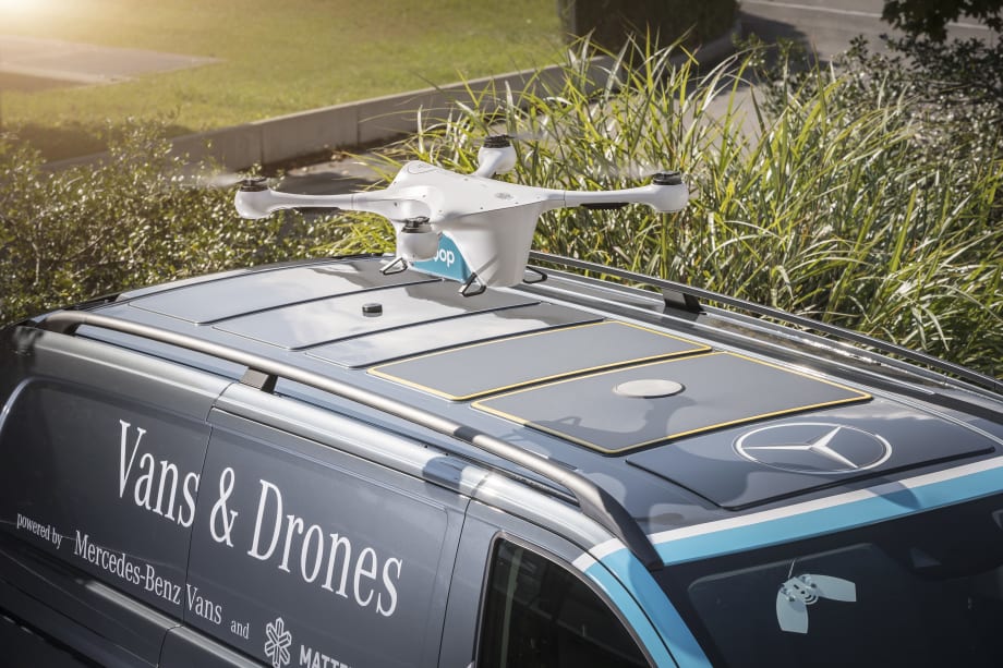 Mercedes-Benz Vans Tests Drone-Delivery Program