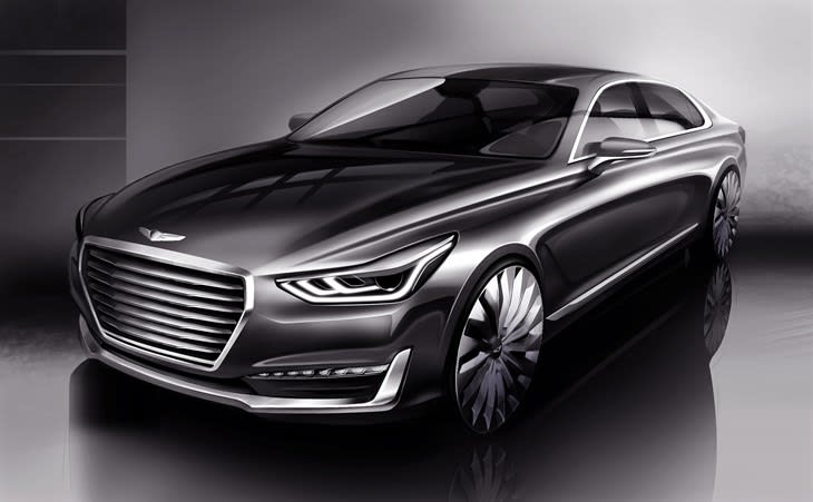 Genesis Brand Announces First Luxury Sedan