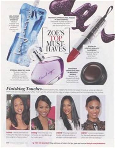 Zoe Saldana Chooses Deborah Lippman