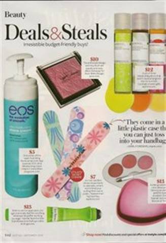 "Just toss them into your handbag," says InStyle.