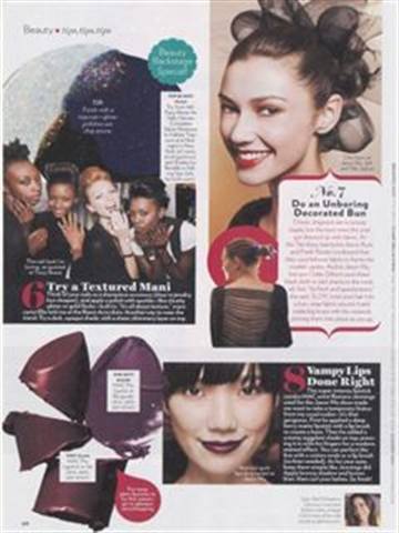 Textured Manis as a Showpiece Accessory
