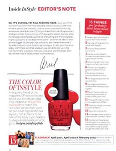 Red is InStyle