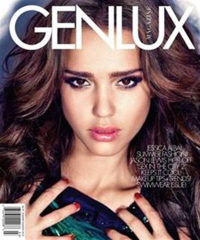 Jessica Alba Wears China Glaze on Genlux Mag Cover