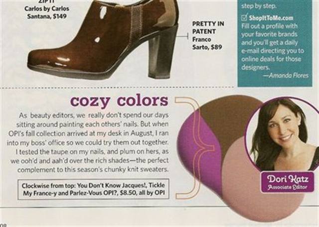 OPI Fall Collection Wows Editors