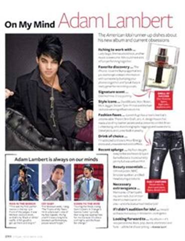 Adam Lambert Loves His Nails