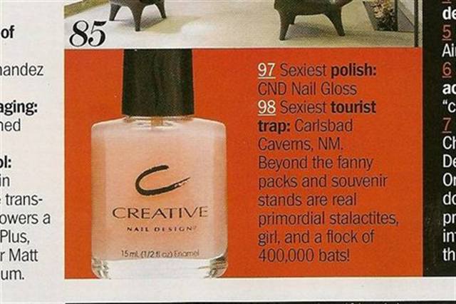 Marie Claire Names CND "Sexiest" Polish