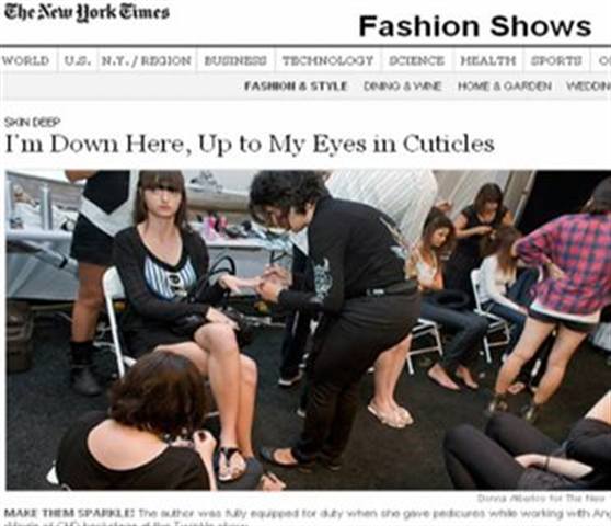 CND's Team Creative in New York Times