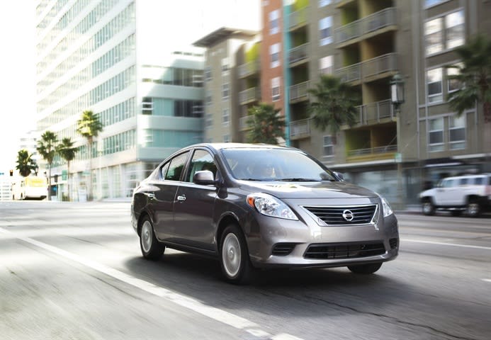 Nissan Versa Sedan Named IIHS Top Safety Pick