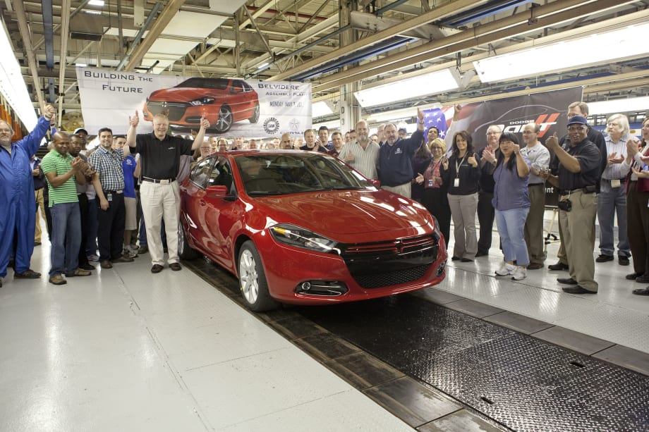 First 2013-MY Dodge Dart Rolls Off the Assembly Line
