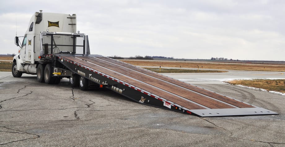 Landoll Teams up With Air-Weigh on Anniversary Lowboy Trailer