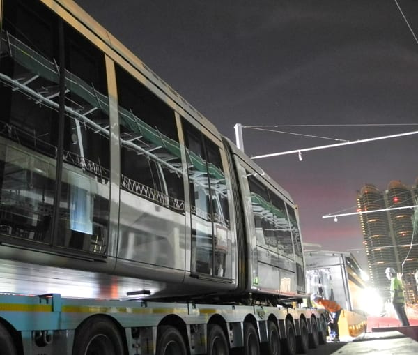 Alstom delivers first of 11 Citadis trams to Dubai