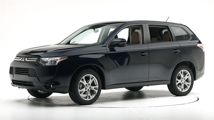 Mitsubishi Outlander SUV Earns Highest Safety Rating