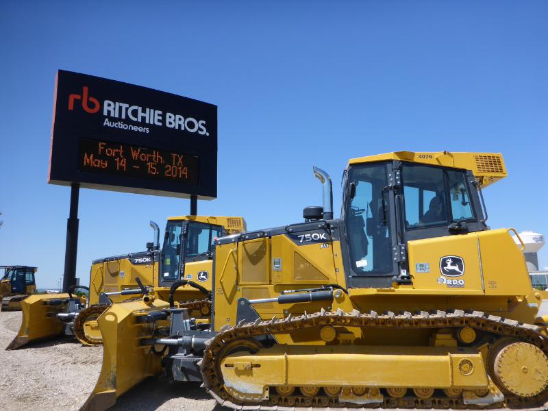 Ritchie Bros to Auction Construction Equipment in Texas