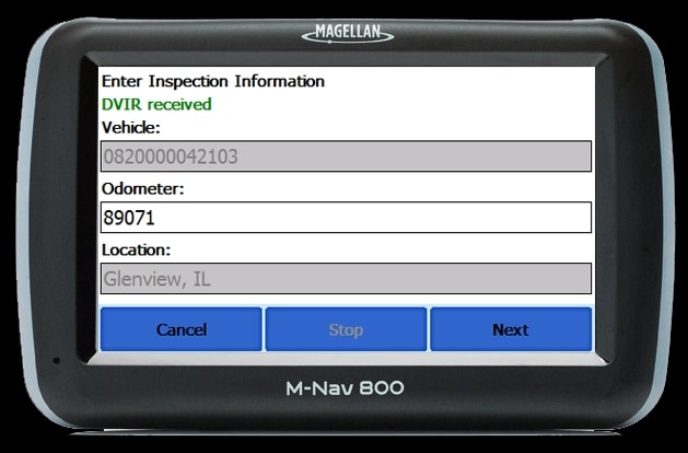 eLogs, DVIR Forms in Fleet Tracking System