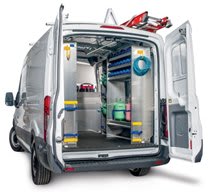 2015 Ford Transit Cargo Van Shelving Systems