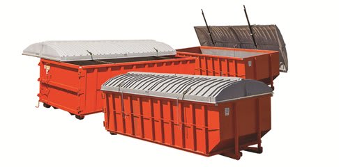 Heavy-Duty Covers for Roll-Off Containers