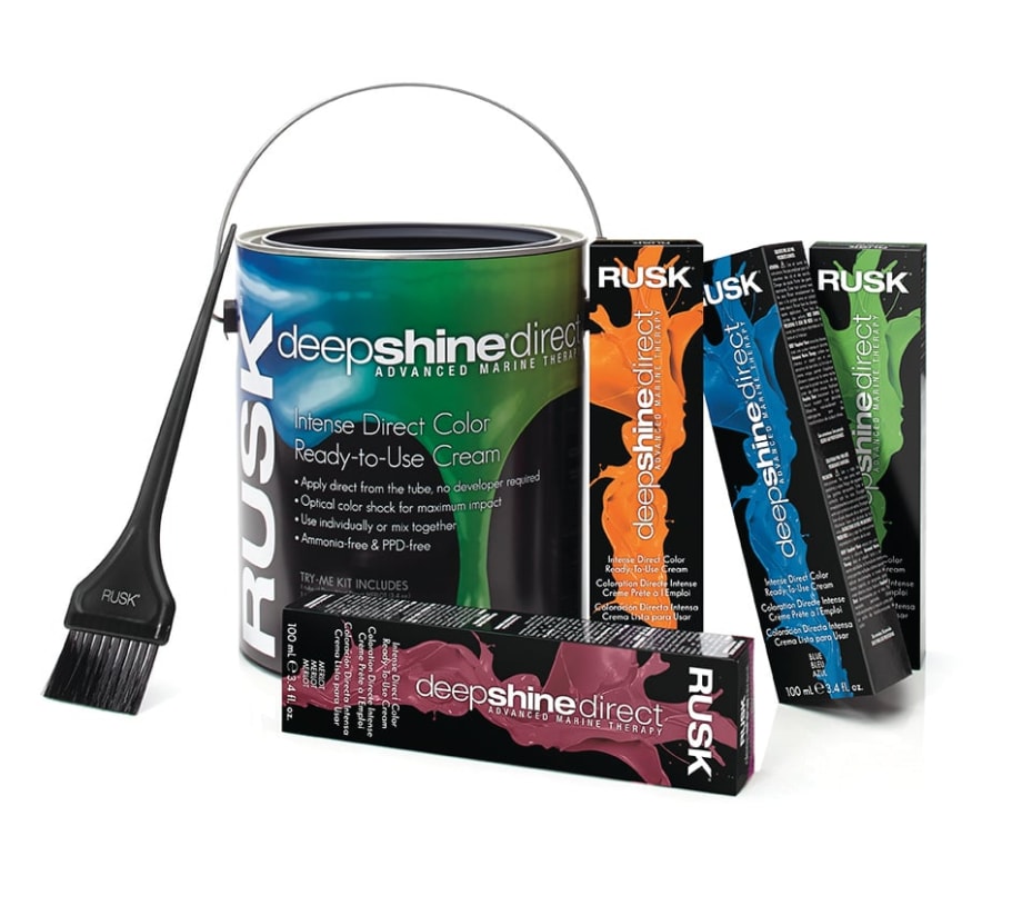 The Art of Haircolor Timeline - Rusk's 10th Anniversary of Deepshine