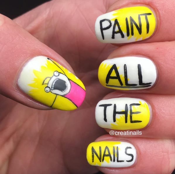 Go Viral With These Meme-Inspired Nail Art Ideas