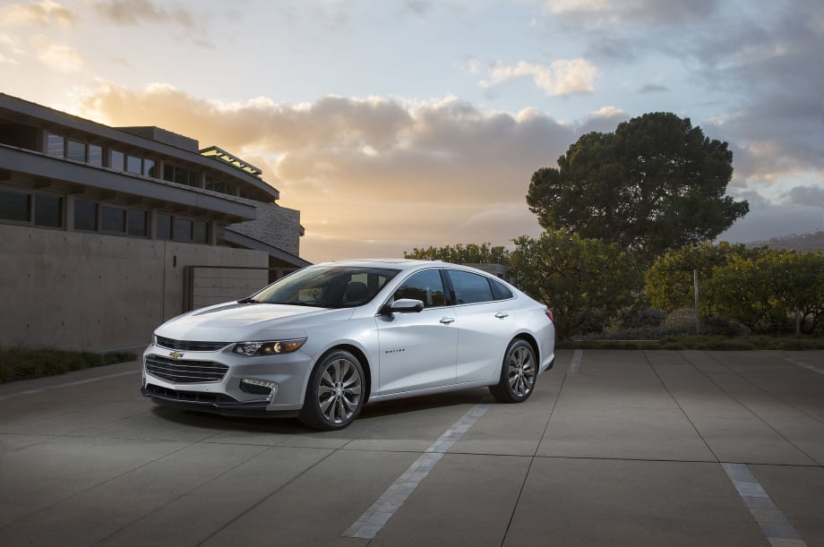 Chevrolet’s 2016 Malibu Starts at $22,500