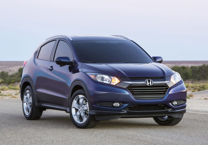 2016 Honda HR-V Rated at 28/35 MPG