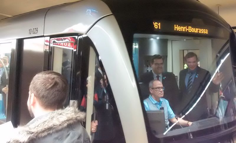 Bombardier, Alstom consortium celebrates new Montreal railcars